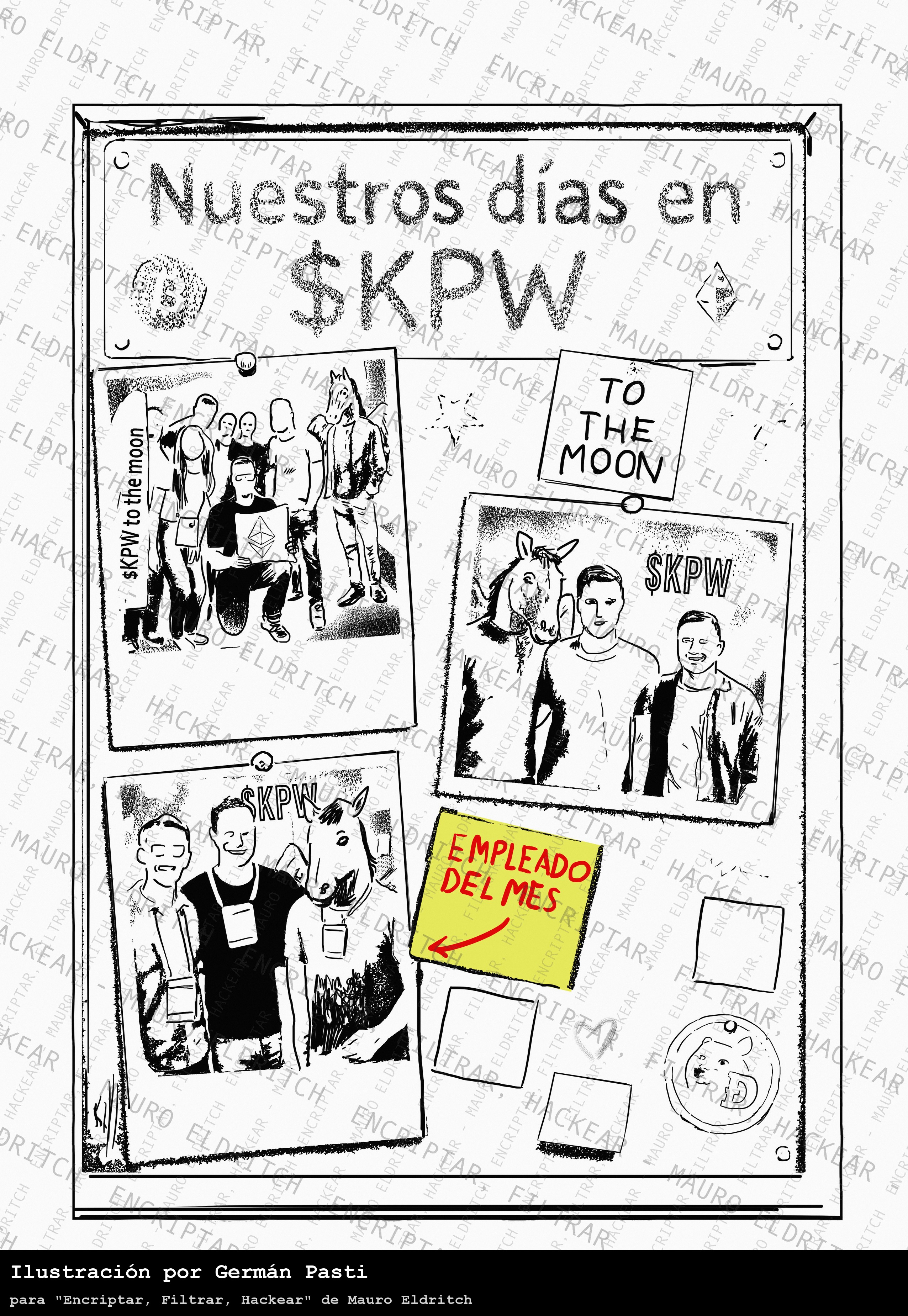 Colección de fotos con logo $KPW